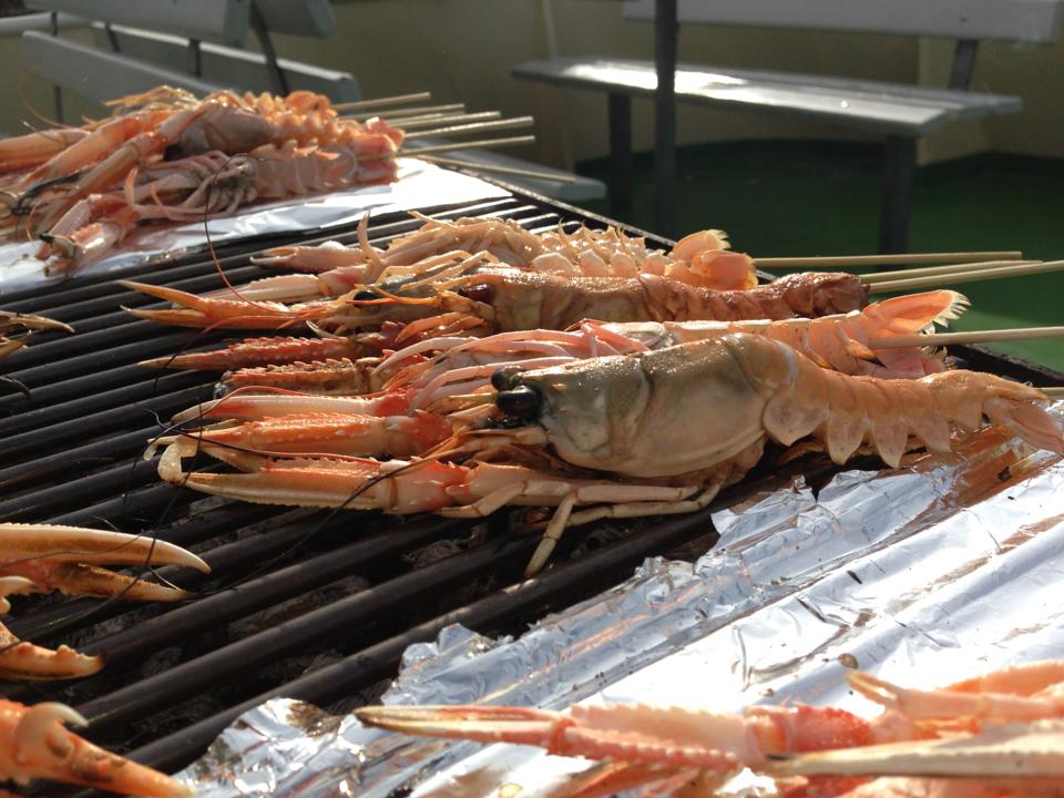 Garnelenspieß  Smoker 1