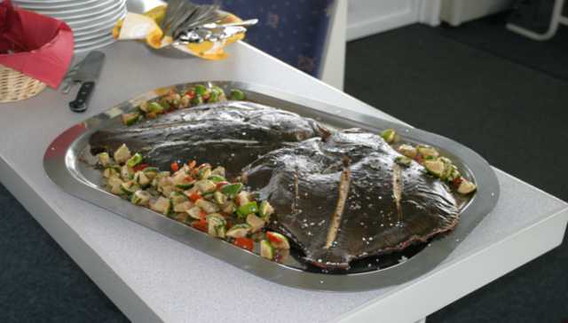 Steinbutt vom Grill  Steinbutt vom Grill